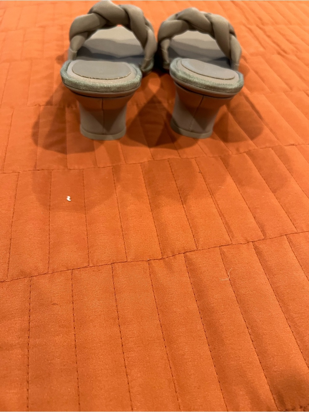 AEROSOLES Braided Slide Mules - Taupe Gray - Picture 3 of 3